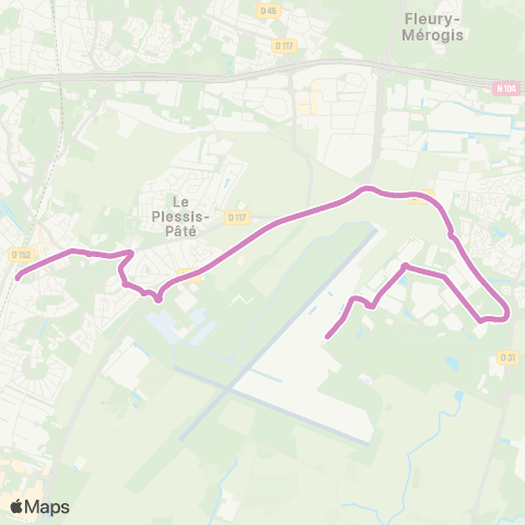 Île-de-France Mobilités Eurocontrol <> Gare Place map
