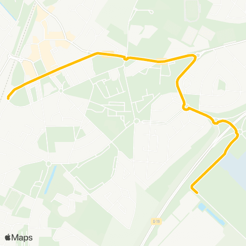 Île-de-France Mobilités Cev <> Gare Place map
