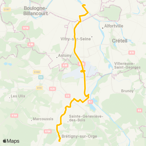 Île-de-France Mobilités Gare Place <> Gare de Lyon - Van Gogh map