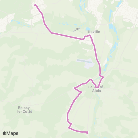 Île-de-France Mobilités Gare de Bouray <> Église map