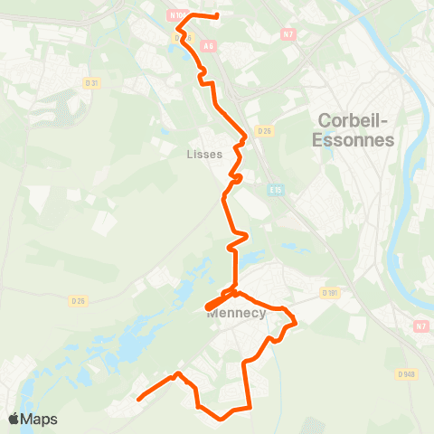 Île-de-France Mobilités Gare d'Évry-Courcouronnes Ctre (Niveau 0) <> Gde Rue map