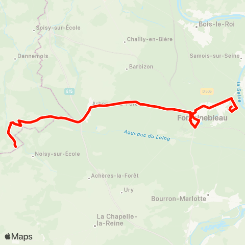 Île-de-France Mobilités Faisanderie <> Gare Routière map