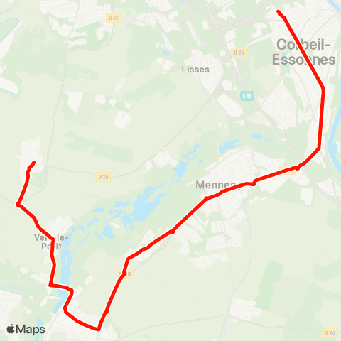Île-de-France Mobilités Lycée <> Marquants / Croix Boissée map