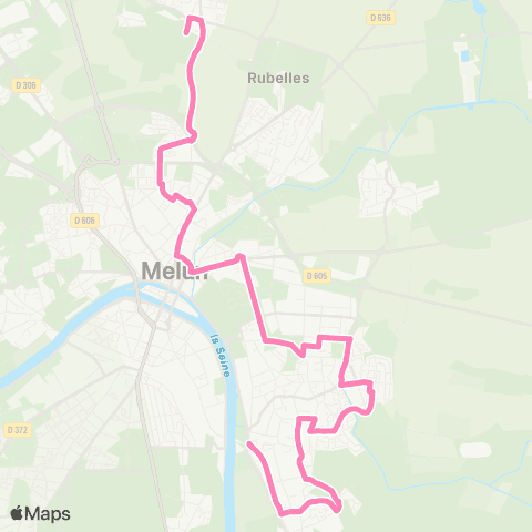 Île-de-France Mobilités Nazareth <> Javal map