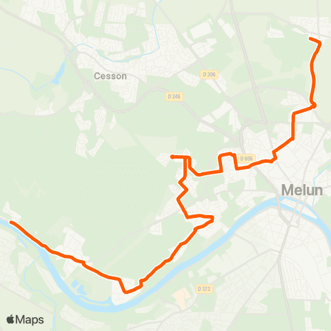 Île-de-France Mobilités Nazareth <> Beaulieu map