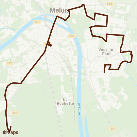 Île-de-France Mobilités Vaux Pleins Vents <> Péguy map