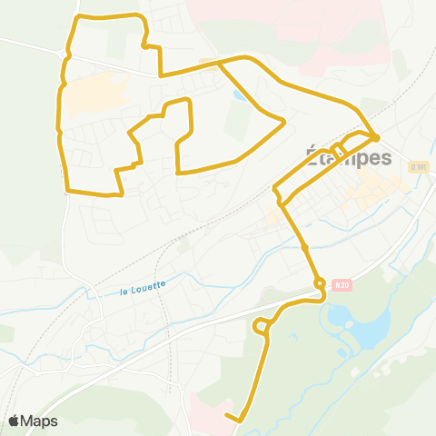 Île-de-France Mobilités Hôpital <> Hôpital map