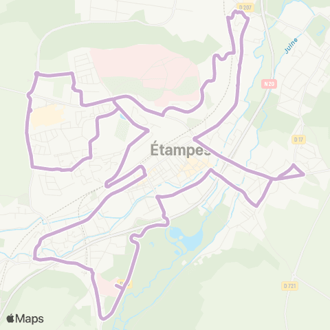 Île-de-France Mobilités Hôpital <> Hôpital map