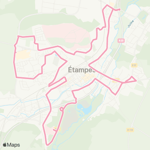 Île-de-France Mobilités Hôpital <> Hôpital map