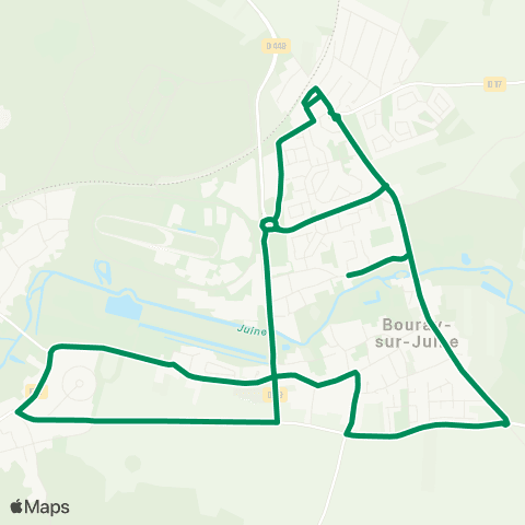 Île-de-France Mobilités Gare de Bouray <> Gare de Bouray map