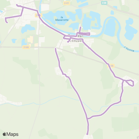 Île-de-France Mobilités Maison Rouge <> La Grande Plaine map