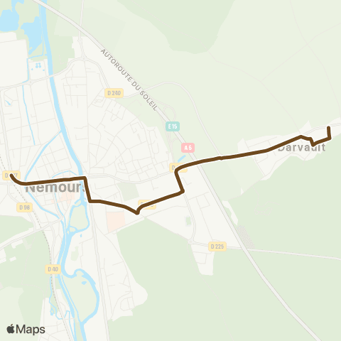 Île-de-France Mobilités Château <> Gare Carnot map