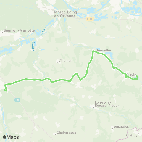 Île-de-France Mobilités Cité Scolaire <> Mairie Diant map