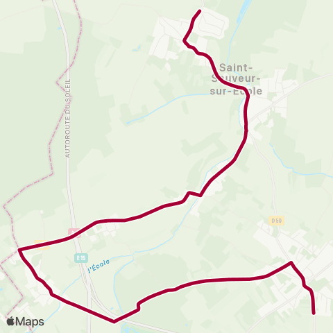 Île-de-France Mobilités Collège de Perthes <> Domaine de Montgermont map