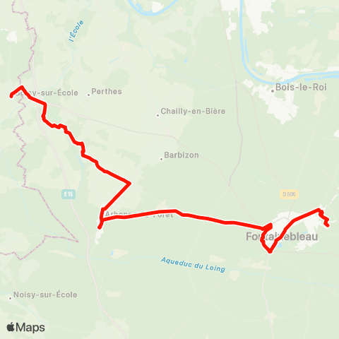 Île-de-France Mobilités Mairie <> Aristide Briand map