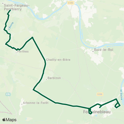 Île-de-France Mobilités Aristide Briand <> Piscine map