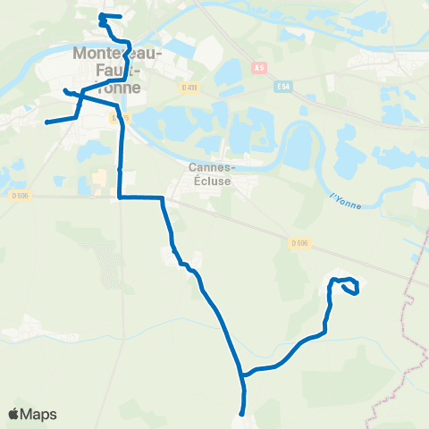 Île-de-France Mobilités École <> Lycée Gustave Eiffel map