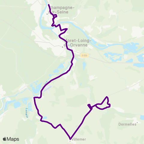 Île-de-France Mobilités Collège Sisley <> Collège Fernand Gregh map