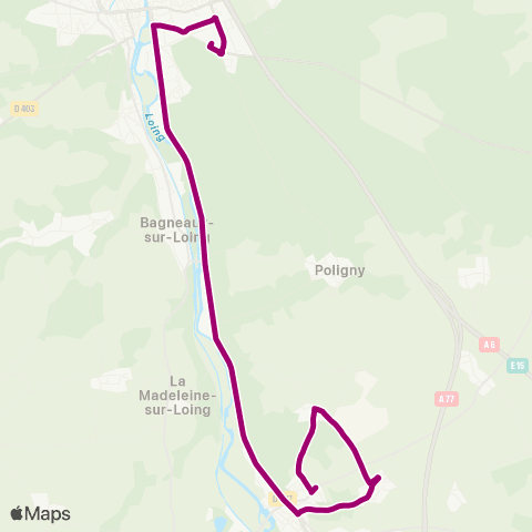 Île-de-France Mobilités Le Coudray <> Cité Scolaire map