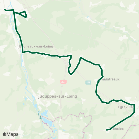 Île-de-France Mobilités Gare Carnot <> Aristide Briand map