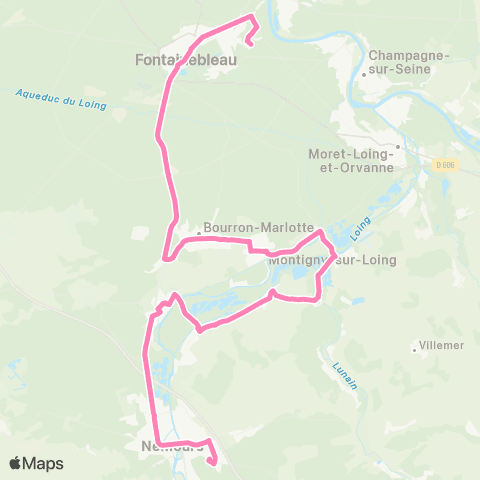 Île-de-France Mobilités Jacques Durand <> La Valotte map
