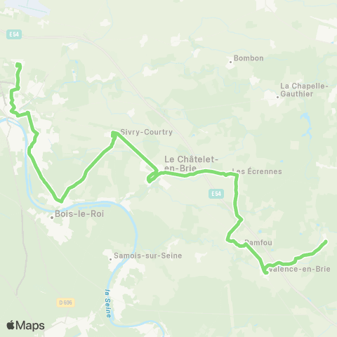 Île-de-France Mobilités Église <> Place des Trois Horloges map