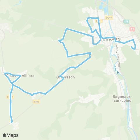 Île-de-France Mobilités Cité Scolaire <> Place map