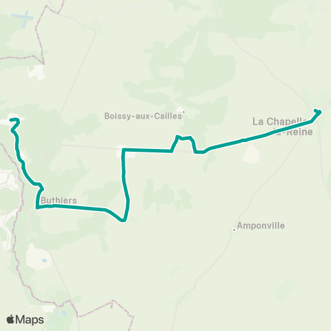Île-de-France Mobilités Gare Routière <> Mairie map