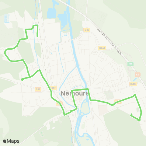 Île-de-France Mobilités Guinebert <> Gare Foljuif map