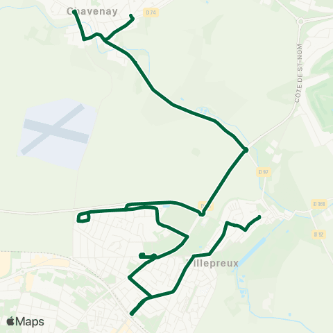 Île-de-France Mobilités Vaugirard <> Village map