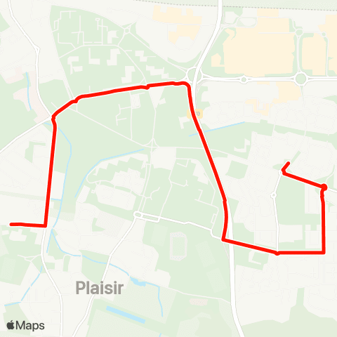 Île-de-France Mobilités Collège Apollinaire <> Léon Blum map