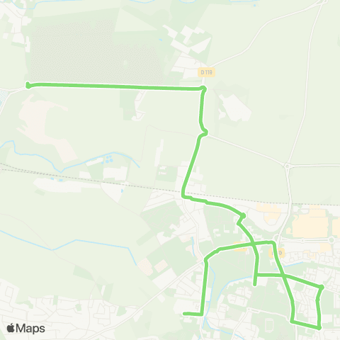 Île-de-France Mobilités Collège Apollinaire <> Côte À Soulas map