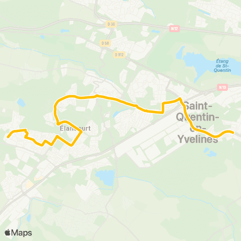 Île-de-France Mobilités Collège St-François d'Assise <> Grand'Mare map