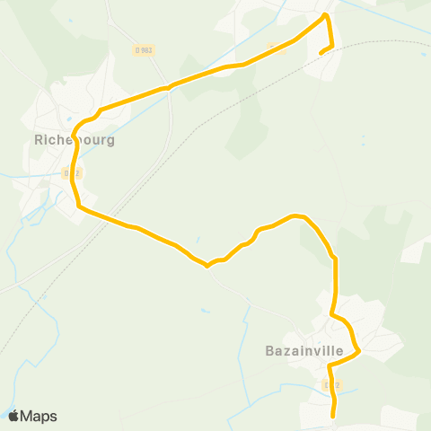 Île-de-France Mobilités Gare de Tacoignières Richebourg <> Le Pavé map