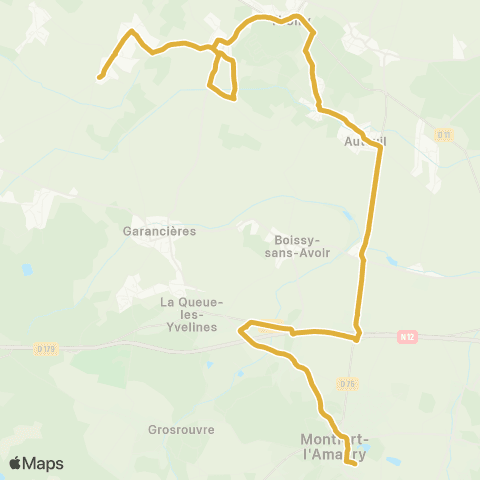 Île-de-France Mobilités Lycée Jean Monnet <> Église map