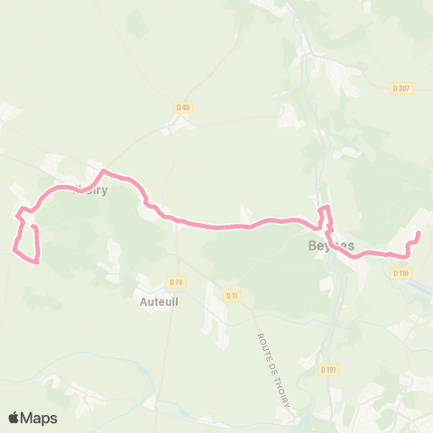 Île-de-France Mobilités Collège François Rabelais <> Croix Rouge map