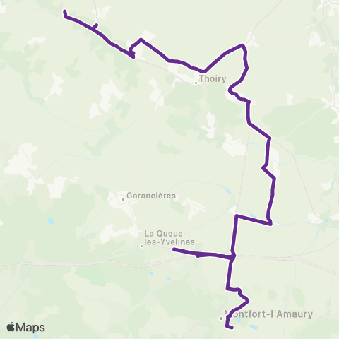 Île-de-France Mobilités Collège Maurice Ravel <> Saint Léonard map