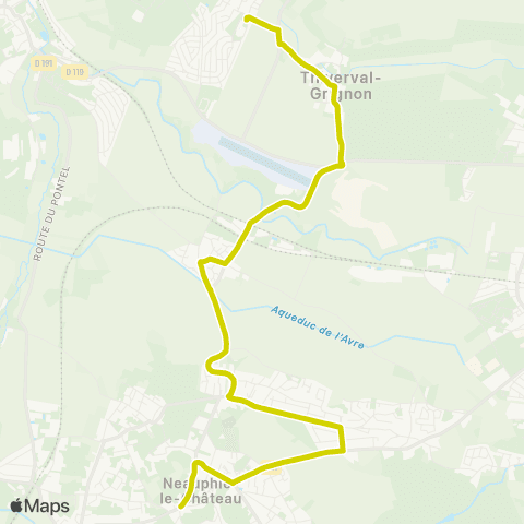 Île-de-France Mobilités Collège François Rabelais <> Mairie map