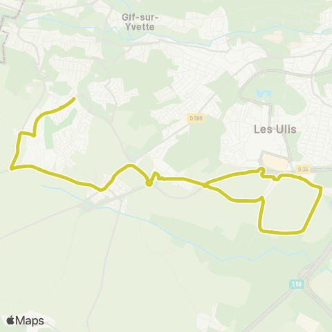 Île-de-France Mobilités Marché Goussons <> Saint-Clair map