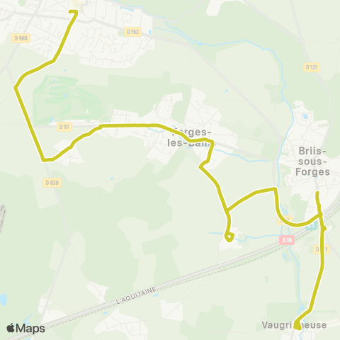 Île-de-France Mobilités Collège Jean Monnet <> Monument map