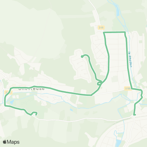 Île-de-France Mobilités Collège P. de Coubertin <> Gare de Courcelle - Lycée de la Vallée map