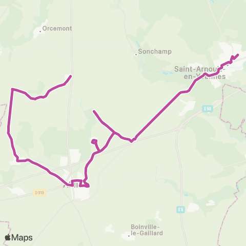 Île-de-France Mobilités Collège Brassens <> L'Abbé map
