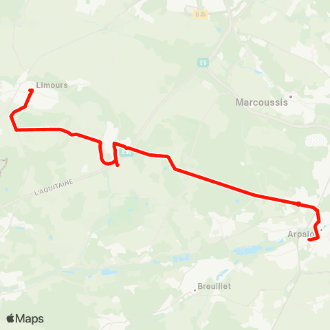 Île-de-France Mobilités Bel Air - Parc d'Activités <> Monument map