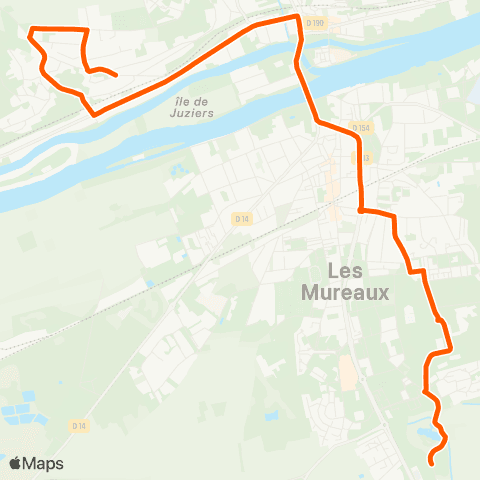 Île-de-France Mobilités Lycée François Villon - Quai 4 <> Mairie map