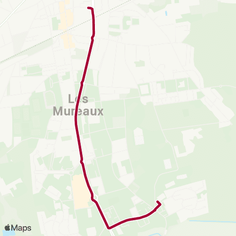 Île-de-France Mobilités Musiciens <> Gare des Mureaux (D3) map