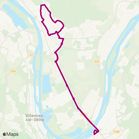 Île-de-France Mobilités Gare rout. N. (C2) <> Gare rout. N. (C4) map
