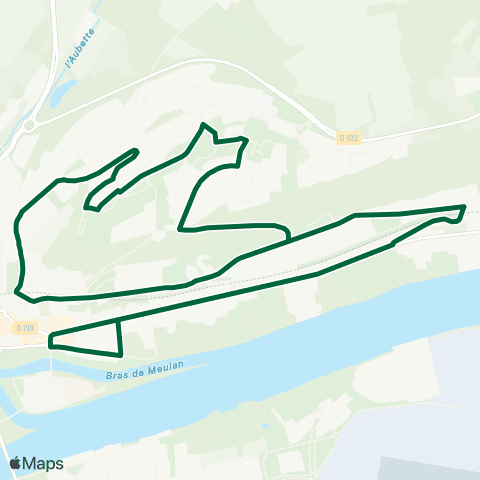 Île-de-France Mobilités Arquebuse <> Arquebuse map