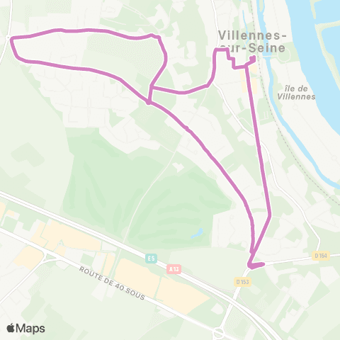 Île-de-France Mobilités Gare de Villennes-s/-Seine <> Gare de Villennes-s/-Seine map