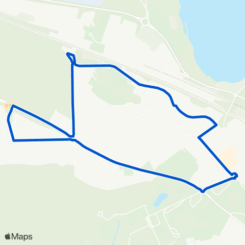 Île-de-France Mobilités Gare des Clairières de Verneuil <> Gare des Clairières de Verneuil map