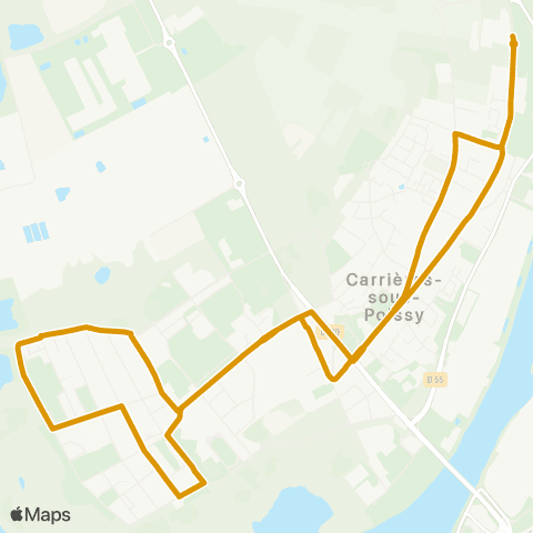 Île-de-France Mobilités Ronceray <> Ronceray map